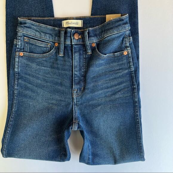 Madewell 10" High-Rise Skinny Jeans Winston Wash - Picture 4 of 7